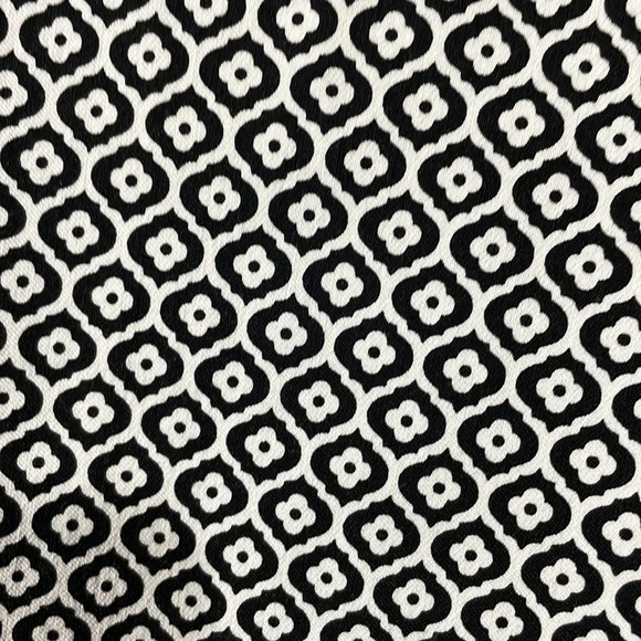 MICHAEL Michael Kors Pull On Ankle Pants Black White Trellis M - Picture 4 of 12